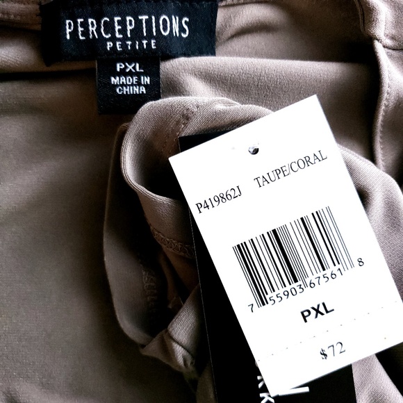 Perceptions Women Top Cardigans Cover 1/2 Sleeves Size PXL - NWT - Picture 5 of 6